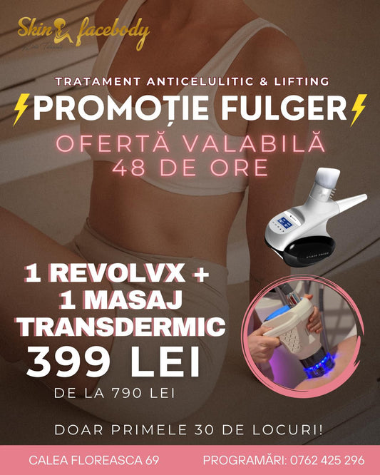 Pachet Anticelulitic & Lifting – Revolvx + Masaj Transdermic