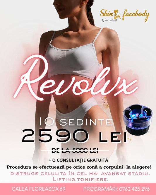 Revolux – Pachet 10 ședințe (Lifting & Tonifiere) + Consultație gratuită