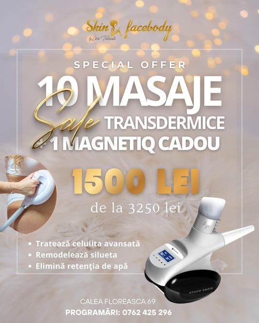 10 Masaje Transdermice + 1 Magnetiq Cadou