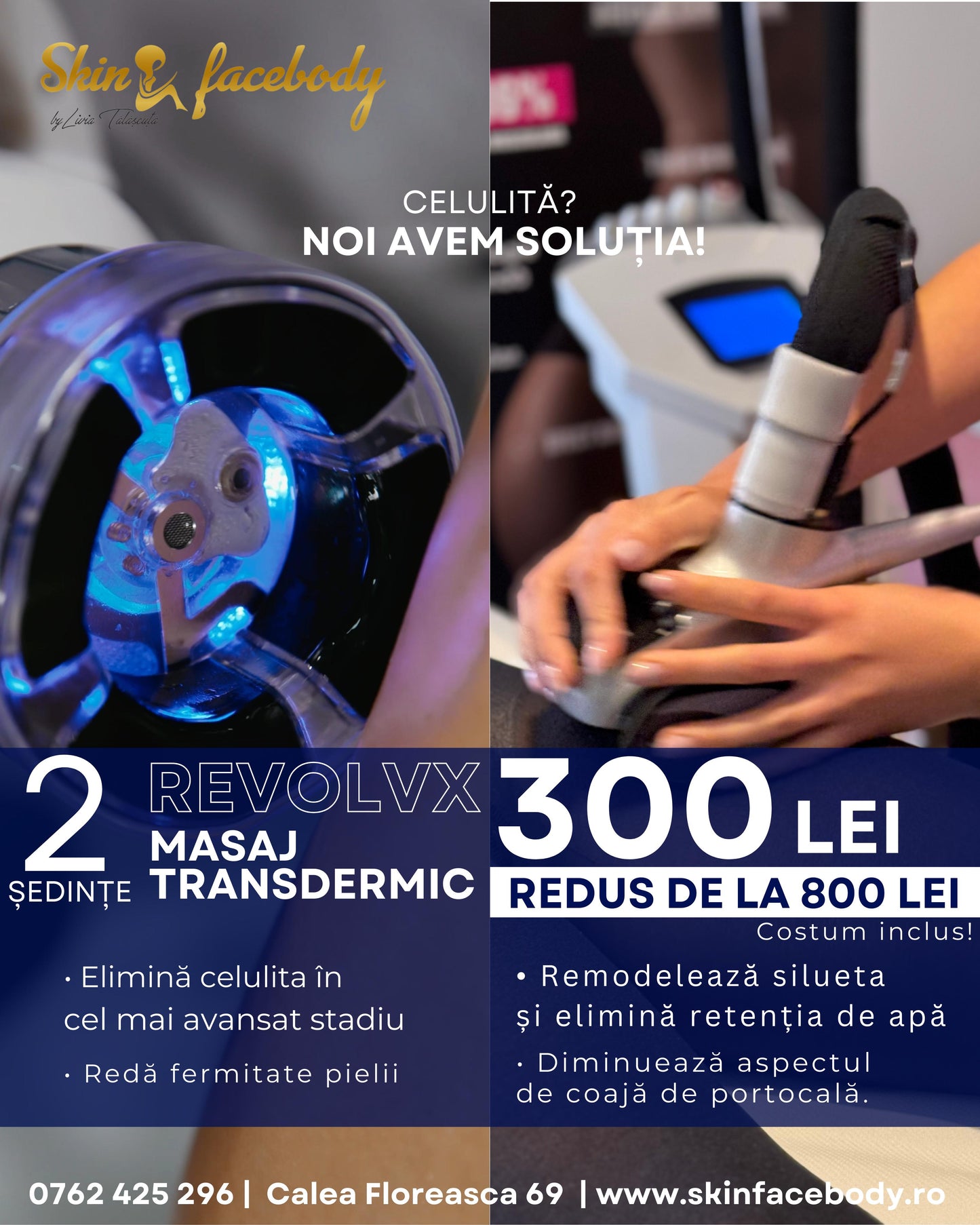 Pachet Anti-Celulită – RevolVX Masaj Transdermic