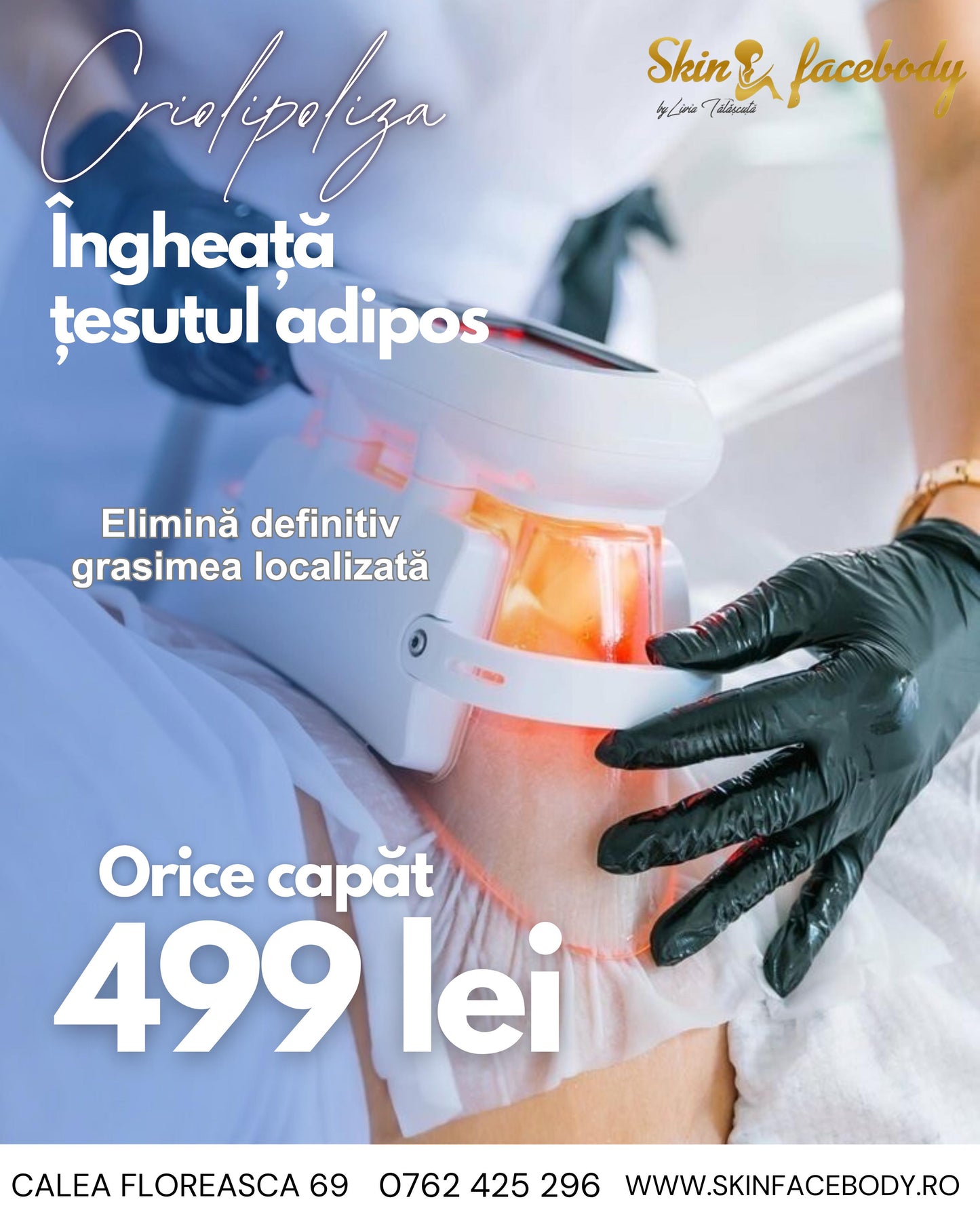 Criolipoliză Profesională – Îngheață Grăsimea și Remodelează-ți Corpul