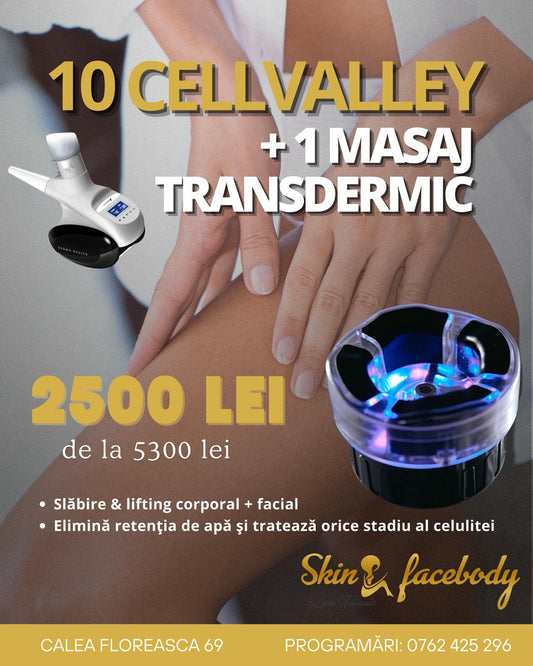 10 CellValley + 1 Masaj Transdermic