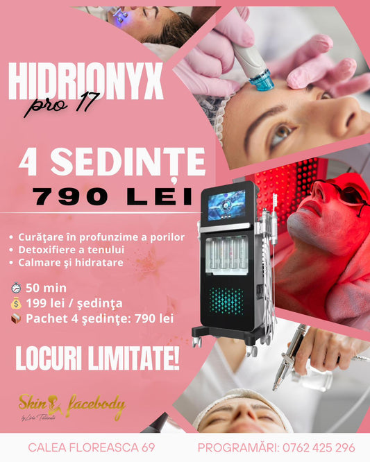 Hidrionyx Pro 17 – 4 ședințe