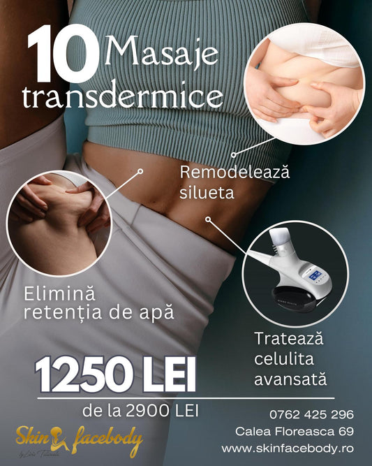 10 ședințe de masaj transdermic