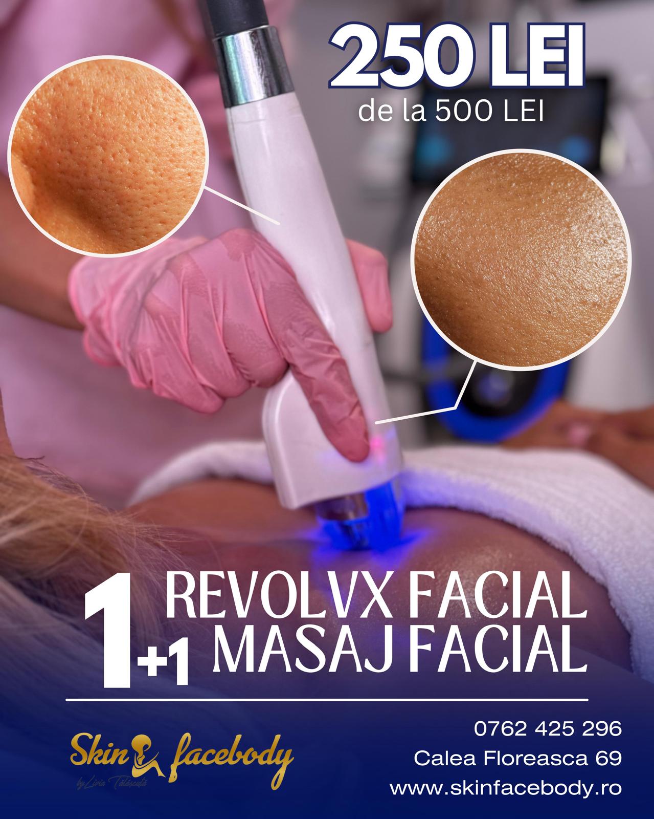 1+1 Revolvx Facial + Masaj Facial