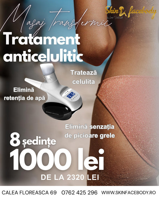 Tratament Anticelulitic – Masaj Transdermic (8 ședințe)