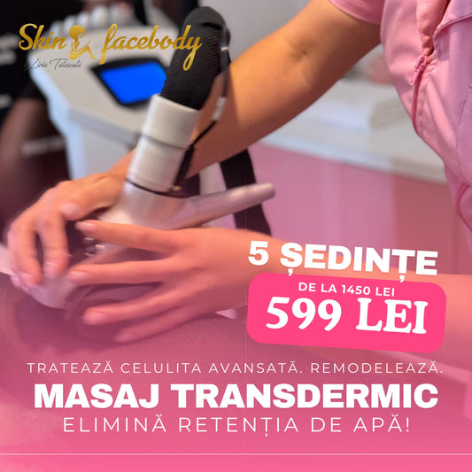 MASAJ TRANSDERMIC – Anticelulitic & drenaj (5 ședințe)