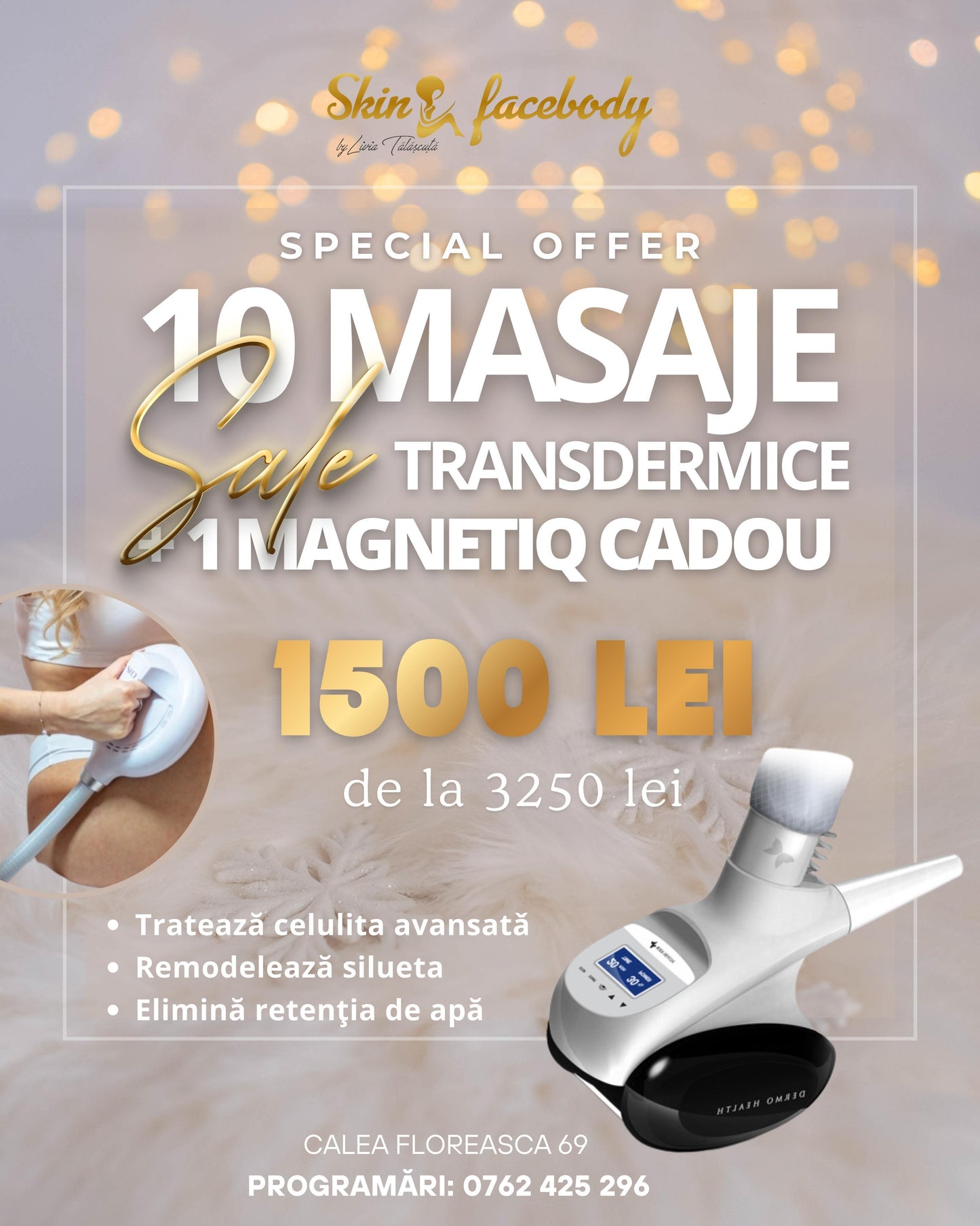 10 Masaje Transdermice + 1 Magnetiq Cadou