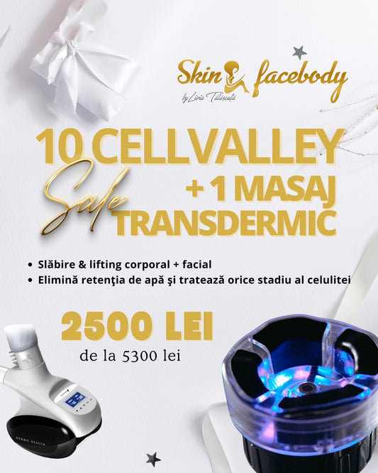 10 CellValley + 1 Masaj Transdermic