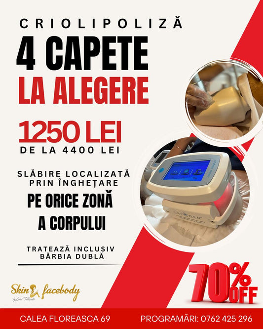 Black Friday — Criolipoliză · 4 capete la alegere
