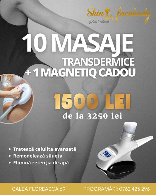10 Masaje Transdermice + 1 Magnetiq Cadou